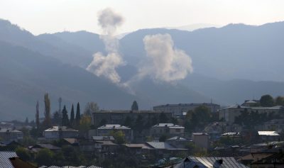 Ahead Of U.S. Talks, Azerbaijan Accused Of Cluster-Bombing 'Residential Areas'