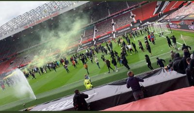 Exclusive – “Greed is Good” Capitalism’s Championed Mantra Exposed Again (this time in Football ) | Prospect of More Pitch Invasions to Follow after Furious Manchester United Fans' Invasion Cause Game Postponement
