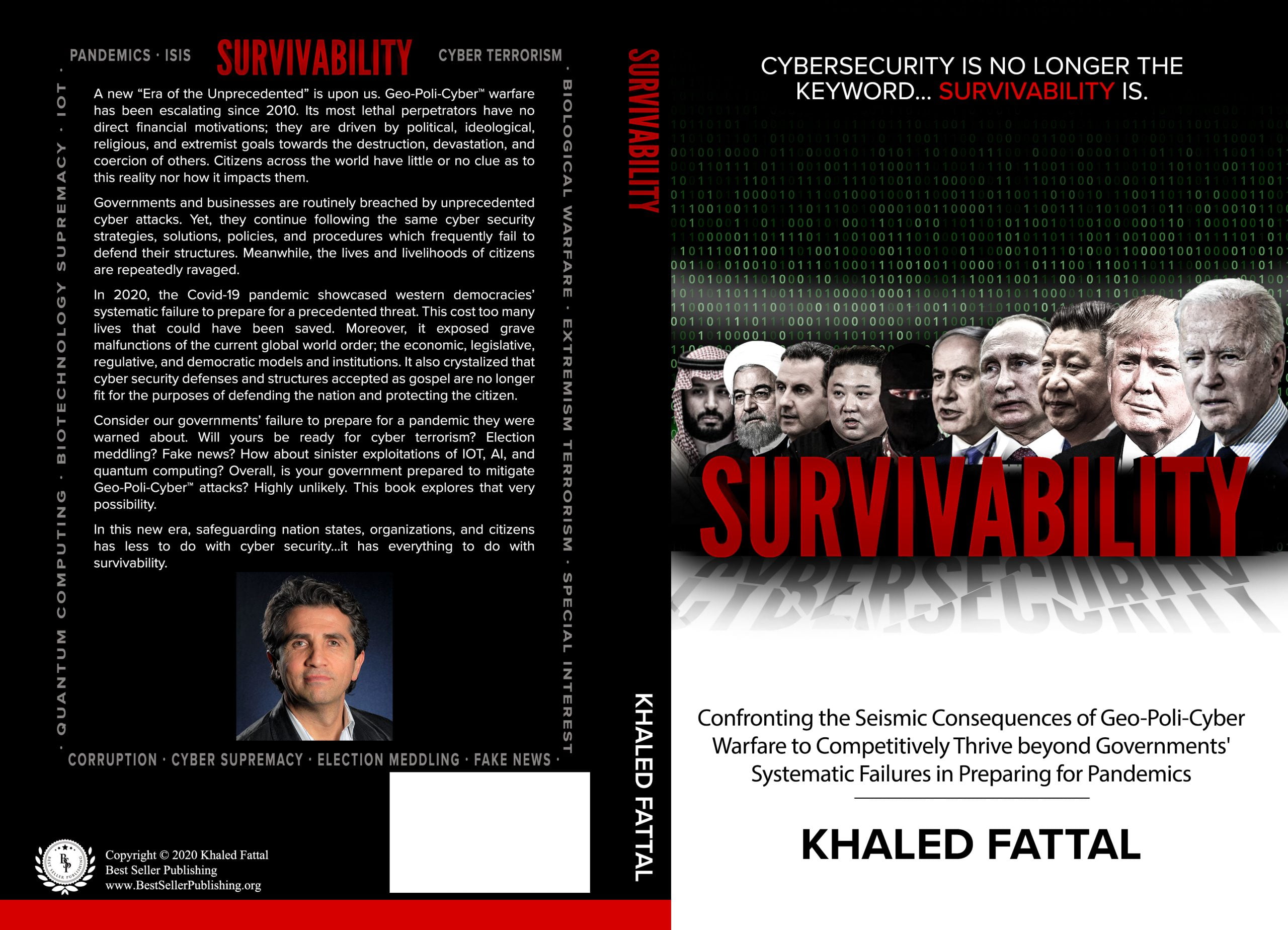 Survivability Book Cover by Best Selling Author Khaled Fattal