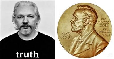 Nobel & Peace Prize Hypocrisy | If Exposing Freedom Abuses Can Earn You 'The Prize', Why Wasn’t Julian Assange Awarded as Russian & Philippina Journalists Are? (Video)