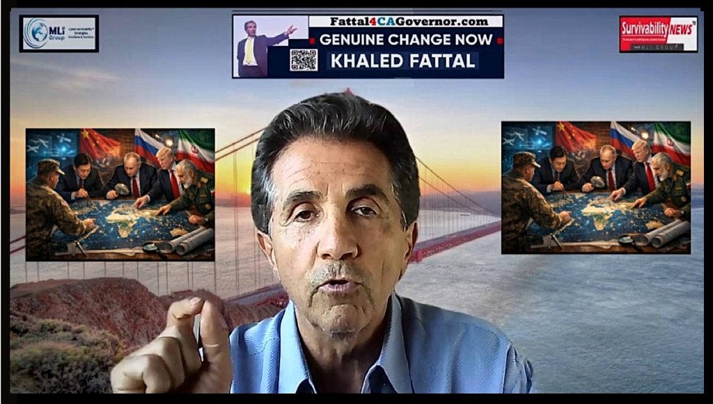 Exclusive: &ldquo;Rise of the New World Order Map is Accelerated by Trump & US Empire Strategic Defeat in Iran.&rdquo; &ndash; Americans Can fix it, But Only If&hellip;| Candidate for California Governor Khaled Fattal Makes a Bold New Prediction & Warns Americans about the Potent